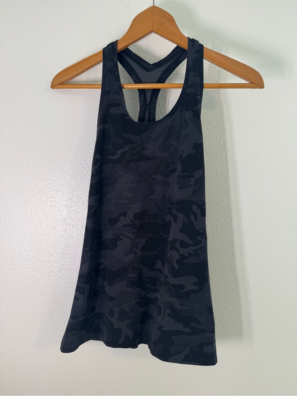 Women's Black Camo Lululemon Racerback Tank Top